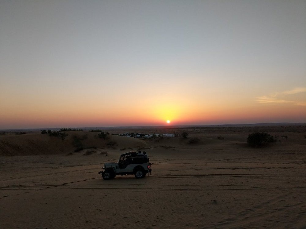 Jeep Safari in Desert of  Jaisalmer 